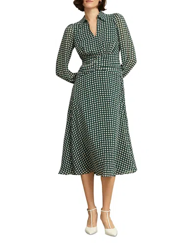 Hobbs London Longstock Dress In Green