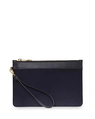 Hobbs London Lundy Suede Wristlet In Midnight