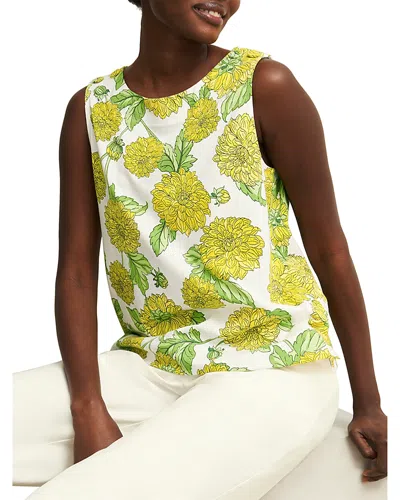 Hobbs London Maddy Printed Tank Top In Ivory Multi