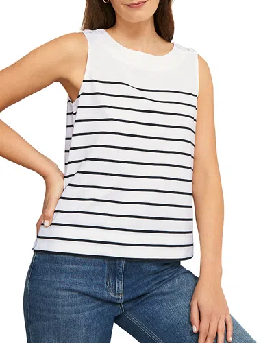 Hobbs London Maddy Striped Top In White Navy