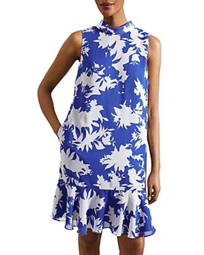 Hobbs London Madeline Dress In Blue