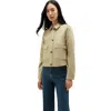 Hobbs London Manon Button-front Utility Jacket In Neutral