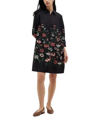 Hobbs London Marci Tunic Dress In Black
