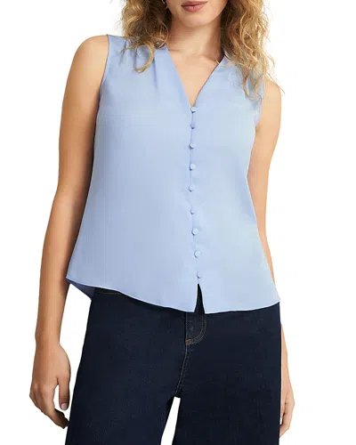 Hobbs London Maria Blouse In Muscari Blue
