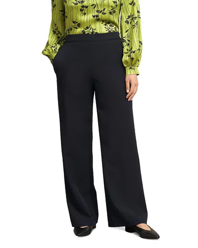 Hobbs London Marina Straight Leg Pants In Black