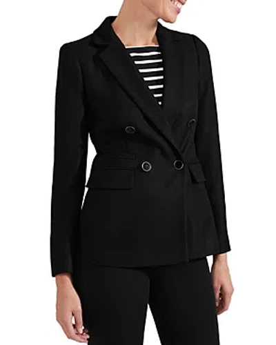 Hobbs London Marley Double Breasted Jacket In Black