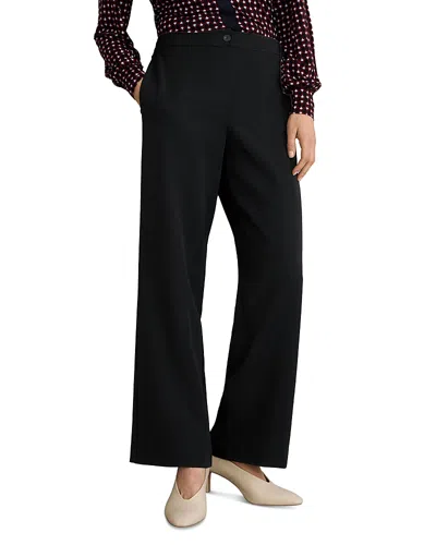 Hobbs London Martine Wide Leg Pants In Black