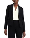 Hobbs London Maya Notch Collar Jacket In Black