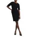 Hobbs London Maya Sheath Dress In Black
