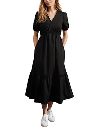 Hobbs London Meadley Limited Midi Dress In Black