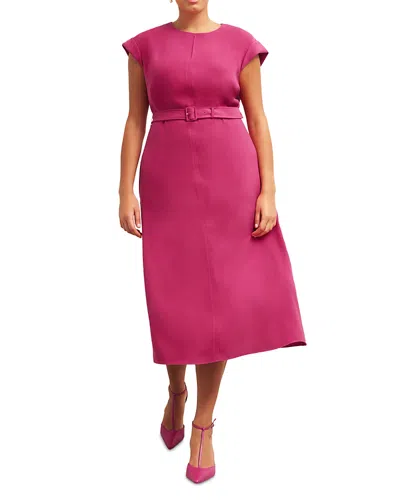 Hobbs London Meera Dress In Zinnia Pink