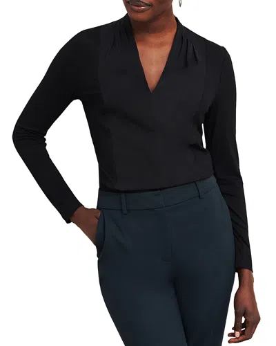 Hobbs London Mel Satin Top In Black