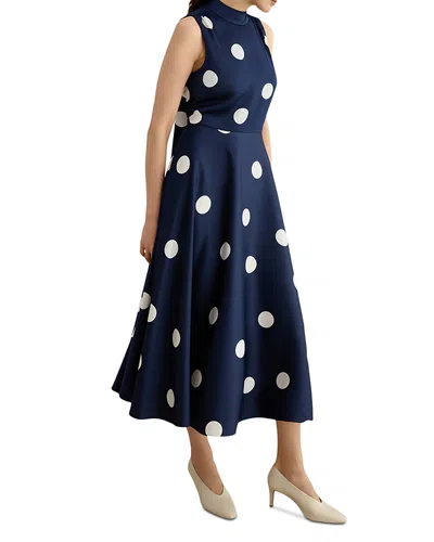 Hobbs London Mia Dress In Blue