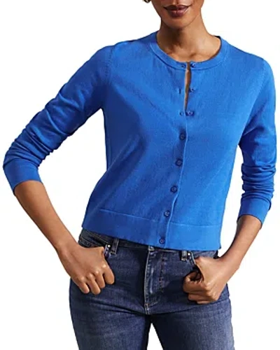 Hobbs London Michelle Cardigan Sweater In Atlantic Blue
