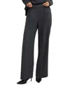Hobbs London Middleton Wide Leg Pants In Grey Black