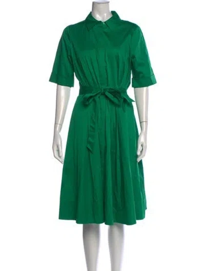 Pre-owned Hobbs London Midi Length Dress W/ Tags In Green