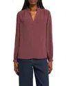 Hobbs London Mila Blouse In Red