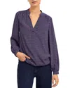 Hobbs London Mila Printed Blouse In Purple Multi