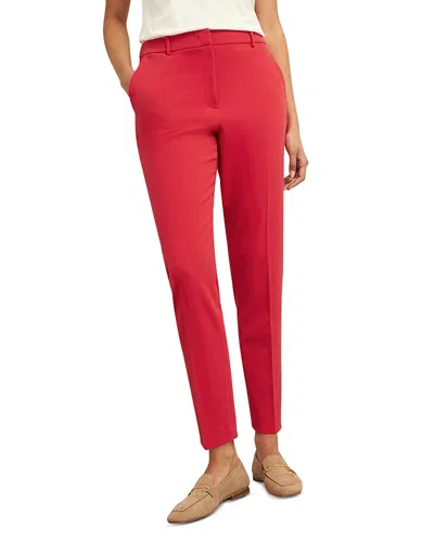 Hobbs London Miley Trousers In Begonia Red