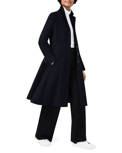 Hobbs London Milly Riding Coat In Navy
