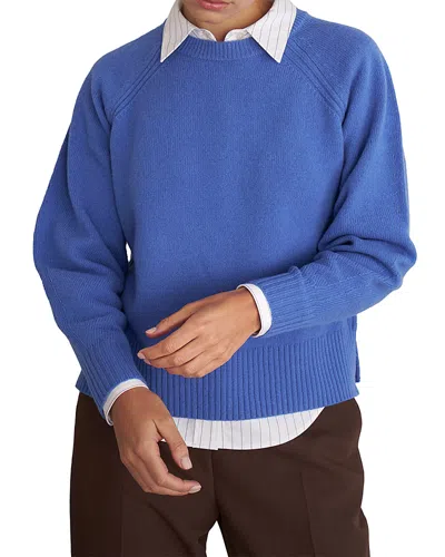 Hobbs London Morgan Wool Blend Sweater In Blue