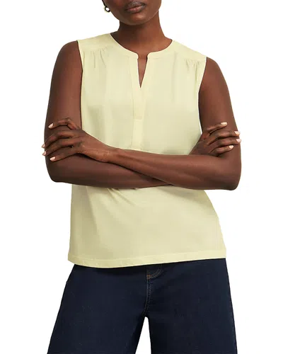 Hobbs London Nadine Top In Pale Lemon