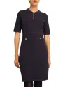 Hobbs London Niamh Knit Dress In Hobbs Navy