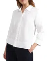 Hobbs London Nita Linen Shirt In White