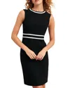 Hobbs London Nory Dress In Black Ivory
