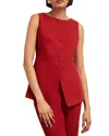 Hobbs London Nova Vest In Pomegranat