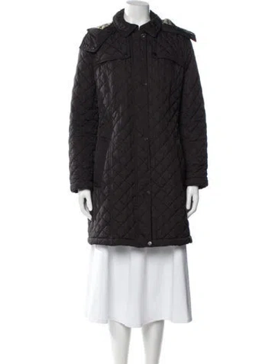 Pre-owned Hobbs London Parka In Black