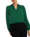 Hobbs London Peony Blouse In Green