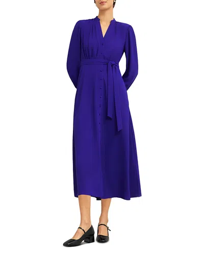 Hobbs London Peony Dress In Cobalt Blue