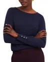 Hobbs London Perla Wool Sweater In Hobbs Navy