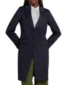 Hobbs London Petite Cavendish Coat In Blue