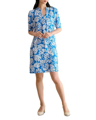 Hobbs London Petite Nadine Tie Waist Dress In Multi