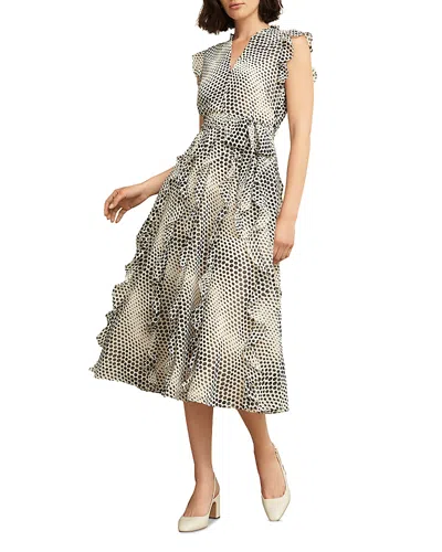 Hobbs London Petite Nina Dress In Neutral