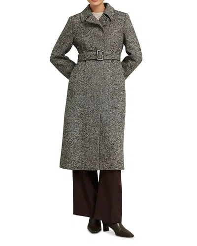 Hobbs London Petite Wendy Coat In Gray