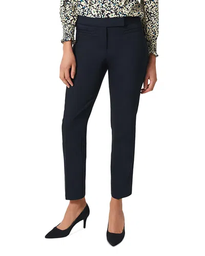 Hobbs London Petite Annie Tapered Ankle Pants In Navy