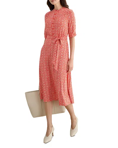 Hobbs London Petites Cathy Jersey Dress In Red