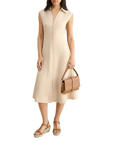 Hobbs London Petites Charlize Dress In Metallic