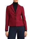 Hobbs London Petites Hackness Jacket In Red