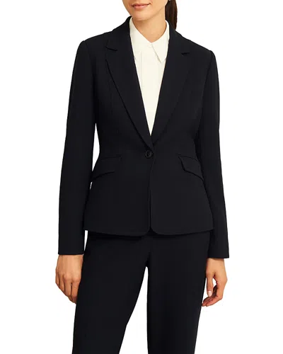 Hobbs London Petites Ivy One Button Jacket In Black
