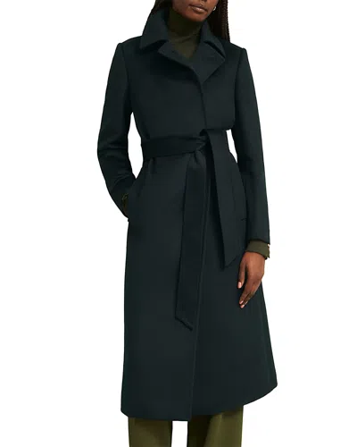 Hobbs London Petites Livia Belted Coat In Black