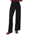 Hobbs London Petites Prim Pull On Wide Leg Pants In Black
