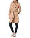 Hobbs London Petites Saskia Trench Coat In Tan