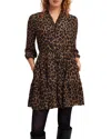 Hobbs London Polly Dress In Camel Multi