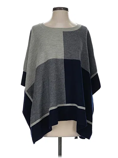 Pre-owned Hobbs London Poncho In Gray