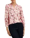 Hobbs London Rachael Blouse In Cream Multi