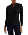 Hobbs London Rae Pintuck Top In Black